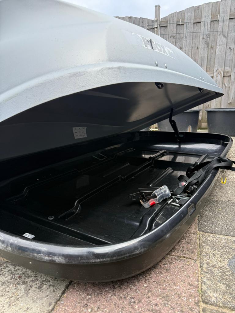 TOPBOX 580 Dakkoffer met dakdragers, Auto diversen, Ophalen, Gebruikt