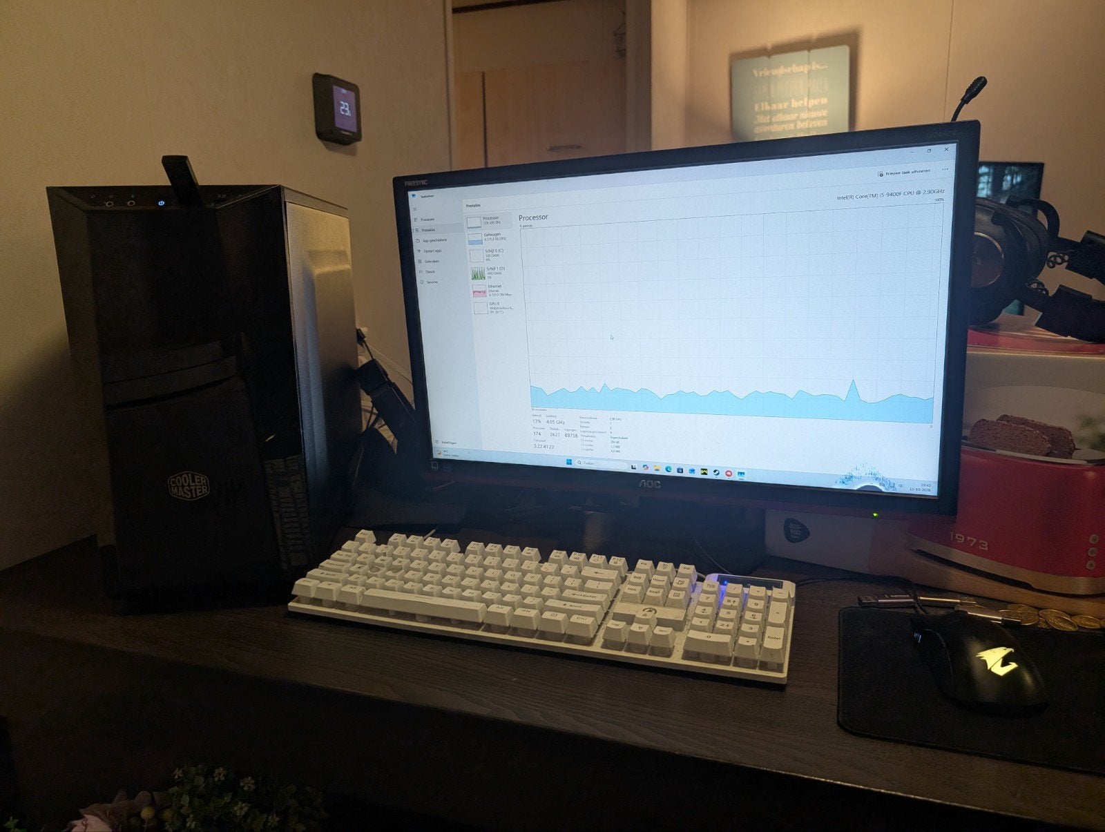 Complete Game Setup PC, 2 tot 3 Ghz, Ophalen of Verzenden, Zo goed als nieuw, Intel Core i5-9400F