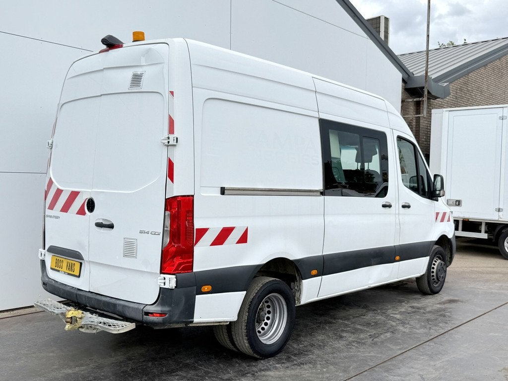 Mercedes-Benz Sprinter 514 2.2 CDI L2H2 Dubbele Cabine DoKa, Auto's, Bestelauto's, Achterwielaandrijving, Gebruikt, Mercedes-Benz