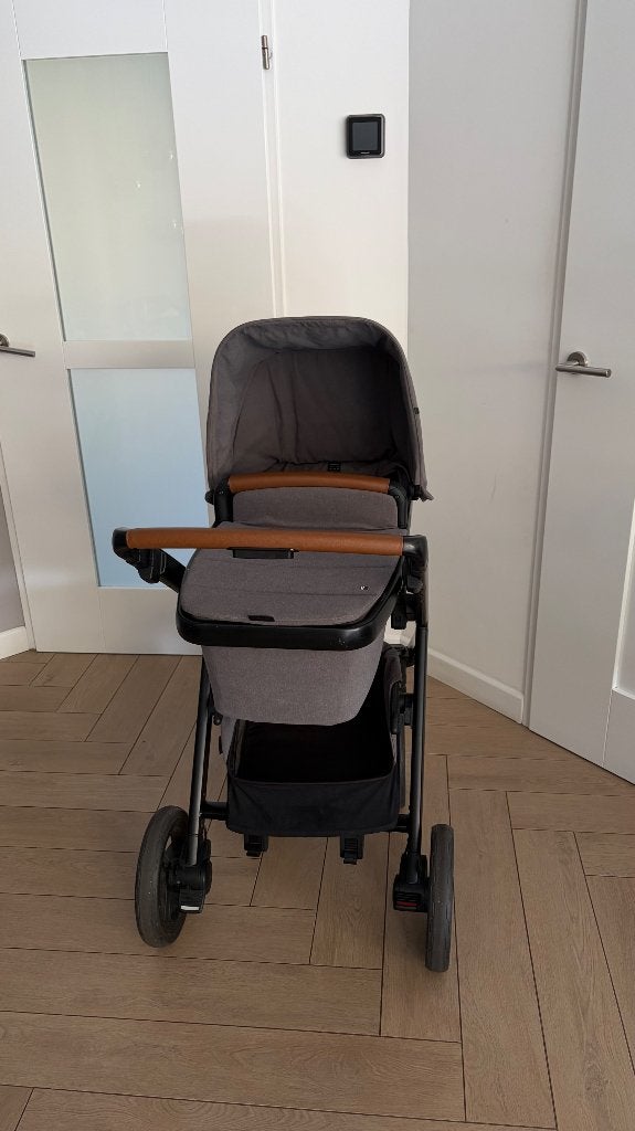 Dubatti Two 2-in-1 Kinderwagen Grijs, Zo goed als nieuw, Verstelbare duwstang, Ophalen, Kinderwagen