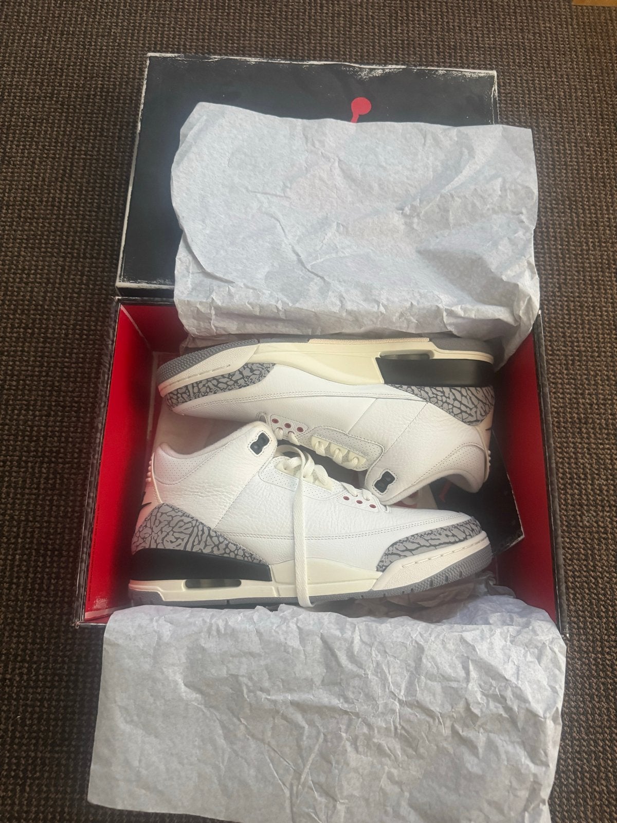 Jordan 3 White Cement Reimagined - Nieuw in doos, Wit, Nieuw, Ophalen of Verzenden, Sneakers of Gympen