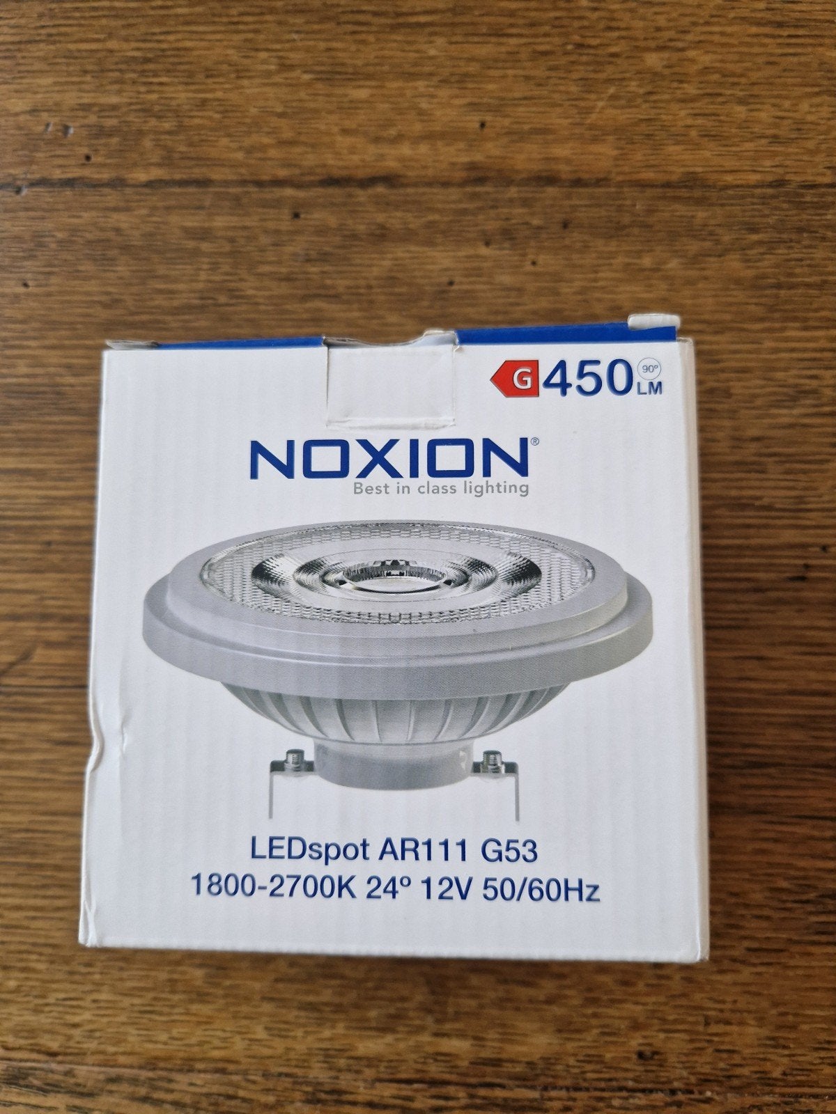 Noxion LED Spot G53 AR111 - Dim to Warm, Metaal, Wit, Overige merken, Nieuw