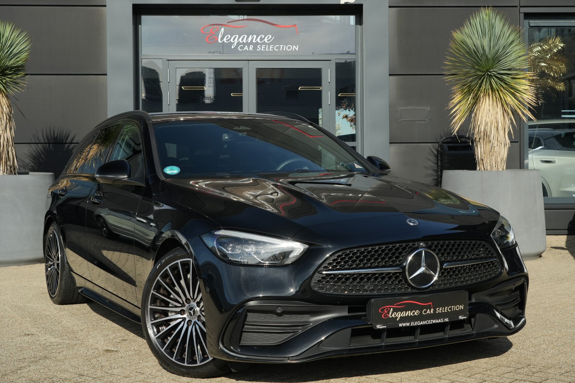 Mercedes-Benz C-Klasse Estate 200 AMG Line | 204 PK | Panora, Automaat, 4 cilinders, Zwart, Hybride Elektrisch/Benzine