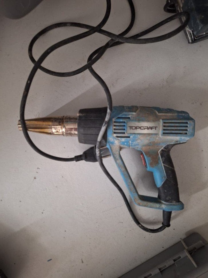 Topcraft heteluchtpistool - Gebruikt maar functioneel, Doe-het-zelf en Verbouw, Gereedschap | Handgereedschap, Gebruikt, Overige typen