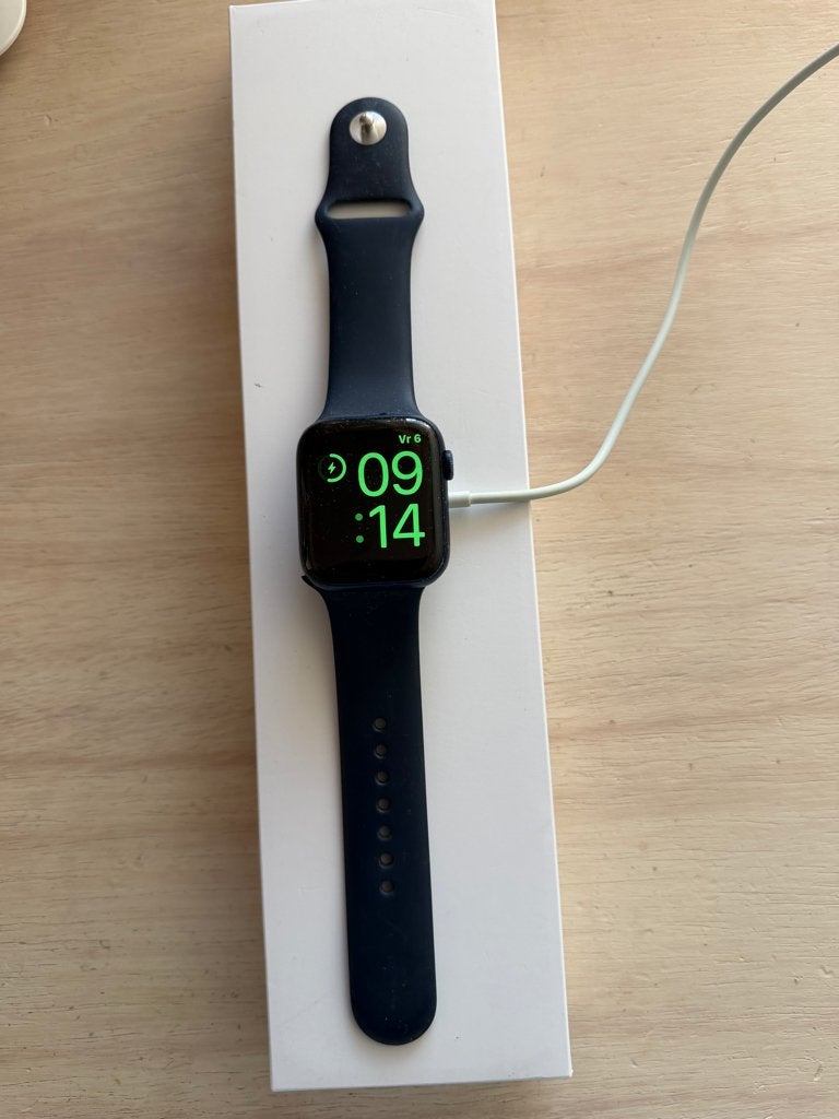 Apple Watch Series 6 44mm Blauw GPS, Blauw, IOS, Ophalen of Verzenden, Zo goed als nieuw
