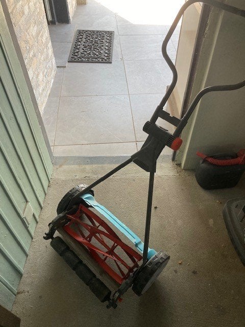 Gardena 400 grasmaaier, Ophalen, Cirkelmaaier, Handgrasmaaier, Zo goed als nieuw