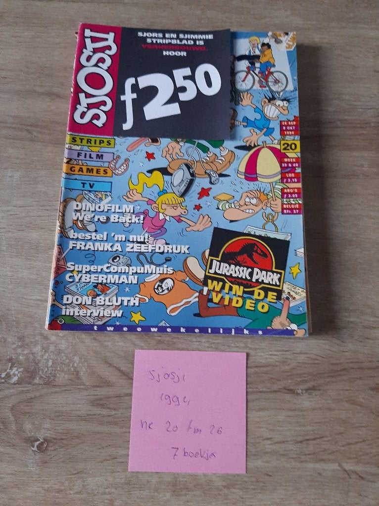 Sjosji jaargang 1994, Boeken, Stripboeken, Meerdere stripboeken, Ophalen of Verzenden, Gelezen