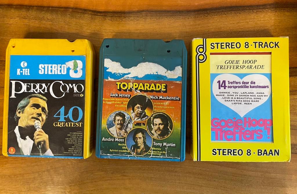 8 Track 3x, Ophalen, Gebruikt, 1 bandje