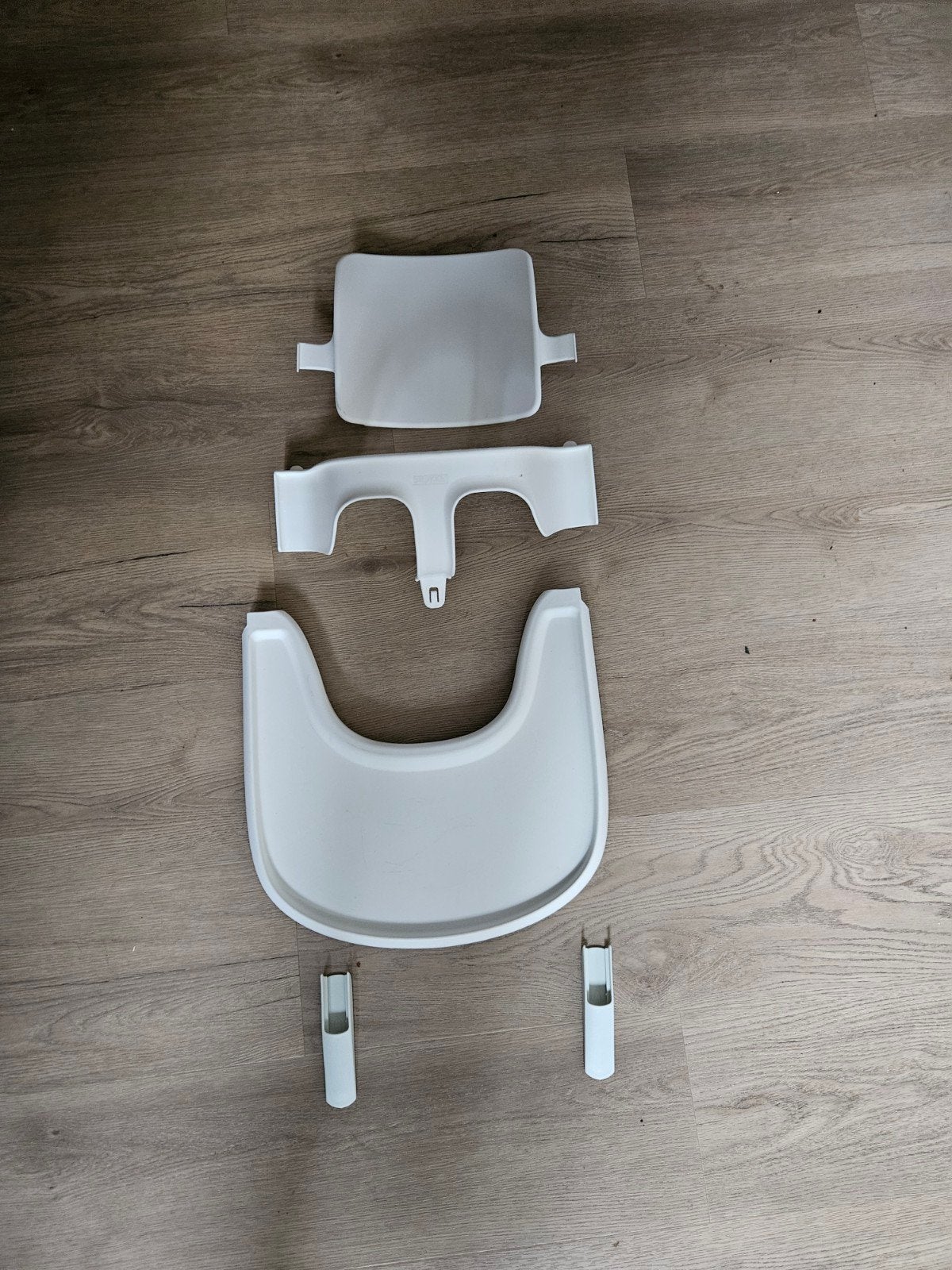 Stokke Tripp Trapp Babyset met Tray en Gliders, Ophalen of Verzenden, Gebruikt, Meegroeistoel, Afneembaar eetblad