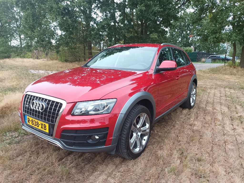 Audi Q5 3.2 FSI Quattro S-tronic 2012 Rood, Auto's, Stof, 11 km/l, Particulier, SUV of Terreinwagen