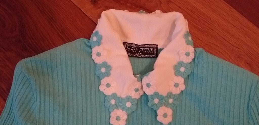 Dunne trui Polo Model S Aqua blauw ( Jool ), Kleding | Dames, Plein Future, Zo goed als nieuw, Maat 36 (S), Verzenden