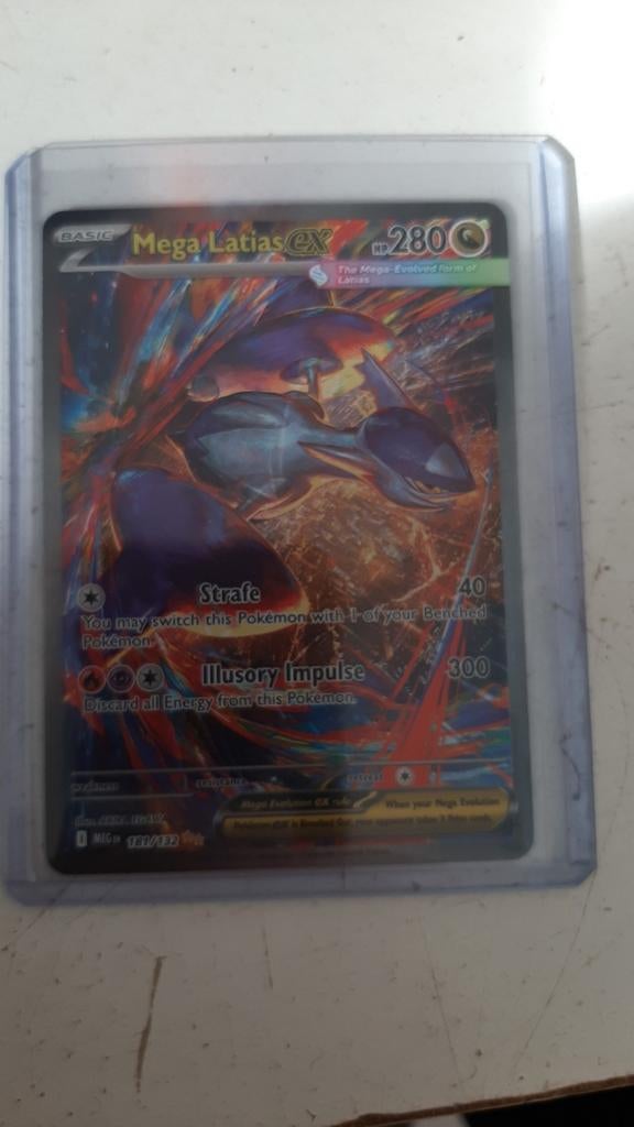 Mega Latias EX Pokémon Kaart - Full Art (181/132), Ophalen of Verzenden, Zo goed als nieuw