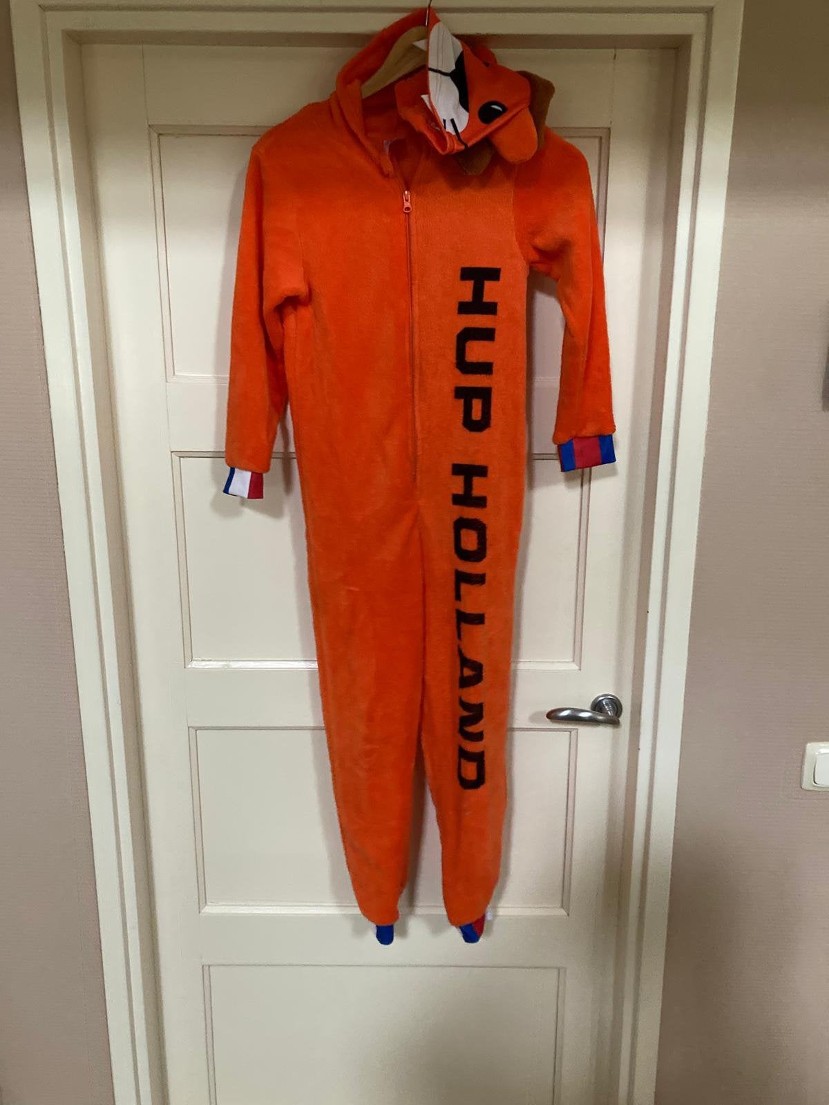 Oranje Onesie, Ophalen of Verzenden, Zo goed als nieuw, Maat 134
