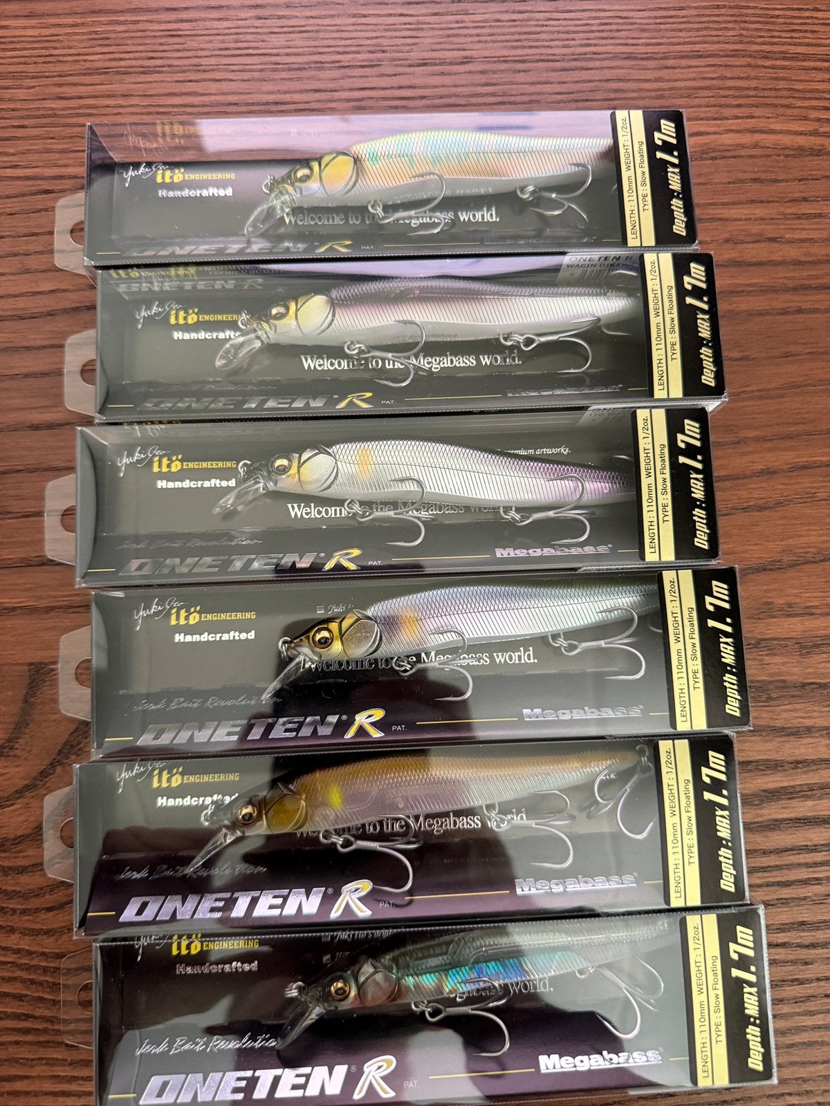 Megabass Vision Oneten R / 110 R Meerdere Kleuren, Ophalen of Verzenden, Nieuw, Overige typen
