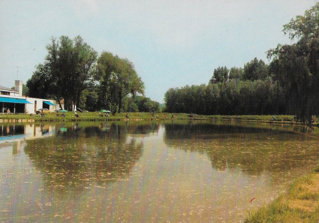 So12 Ongelopen ansichtkaart schinnen visvijver limburg, Ophalen of Verzenden, 1980 tot heden, Gelopen, Limburg