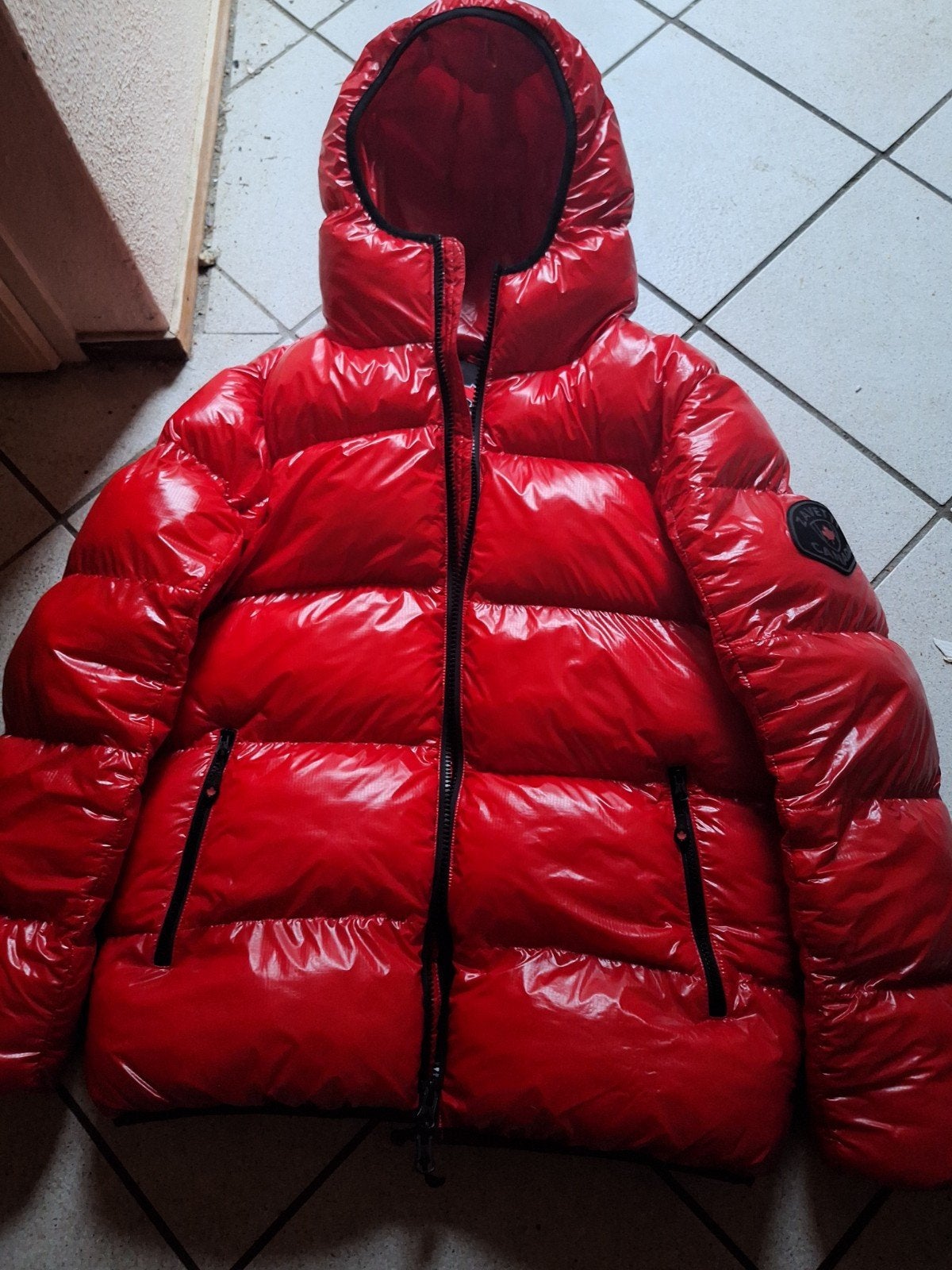 Zavetti Canada Jas Rood Maat M, Ophalen, Maat 48/50 (M), Zo goed als nieuw, Zavetti canada