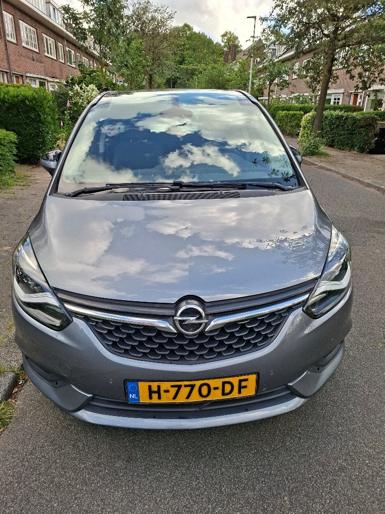 Opel Zafira 1.4 T 103KW 2018 Grijs 7 persoons panorama dak, Auto's, Opel, 4 cilinders, 7 stoelen, Multifunctioneel stuurwiel, 1364 cc