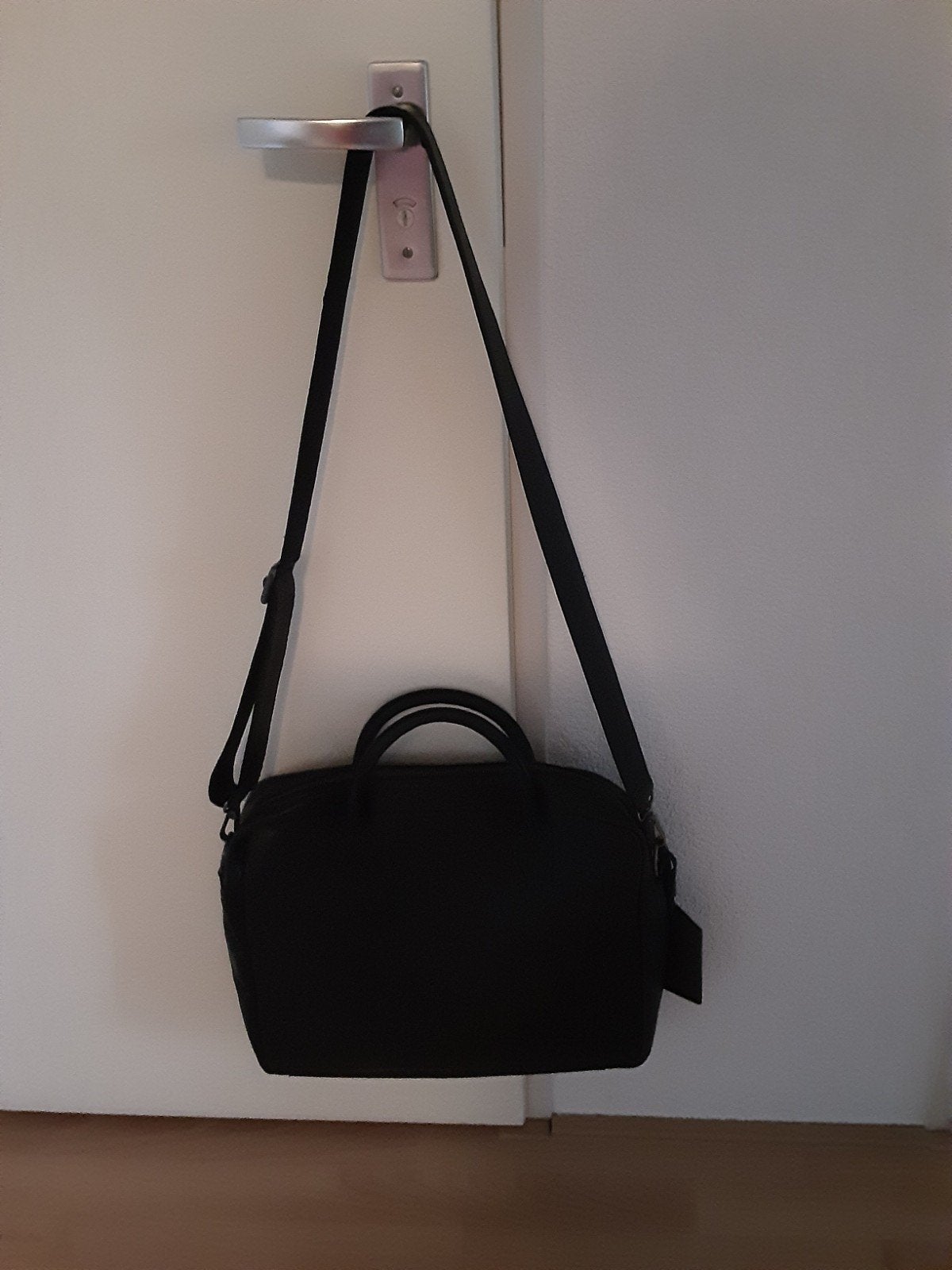 Foto 4 van Nieuwe zwarte leren Cowboysbag