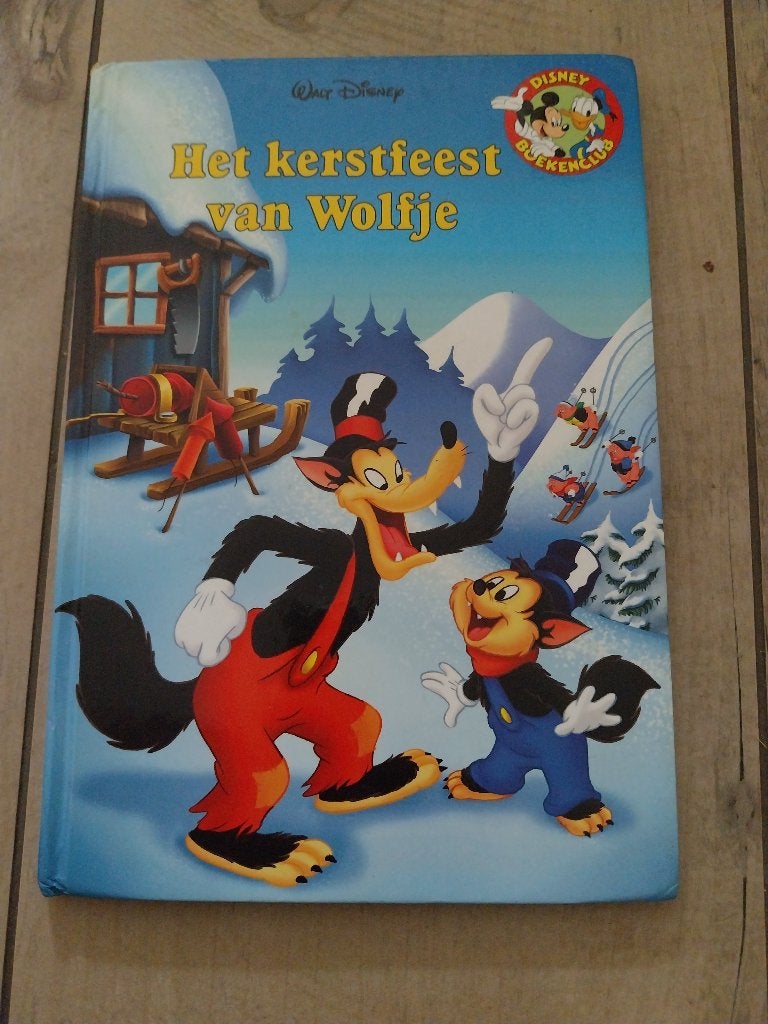 Disney Boekenclub: Het kerstfeest van Wolfje (Boek), Gelezen, Ophalen of Verzenden, Sprookjes, Disney