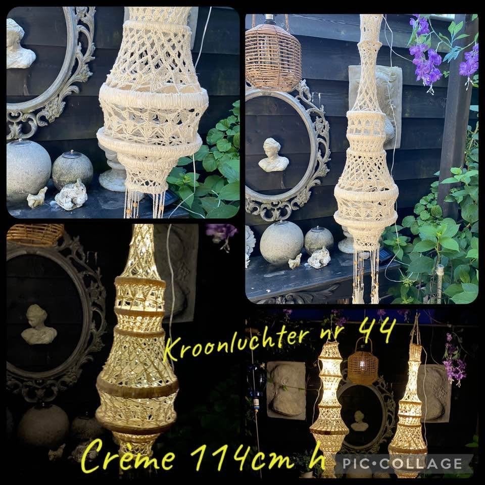 Handgemaakte Kroonluchter Lampionnetjes Bohemian ibiza solar, Ophalen, Bohemian, Overige merken, Nieuw