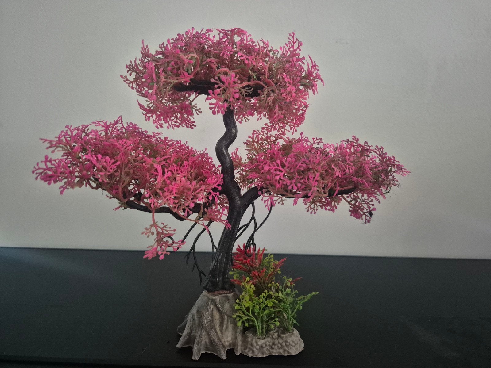 roze boompje, Ophalen, Decoratie