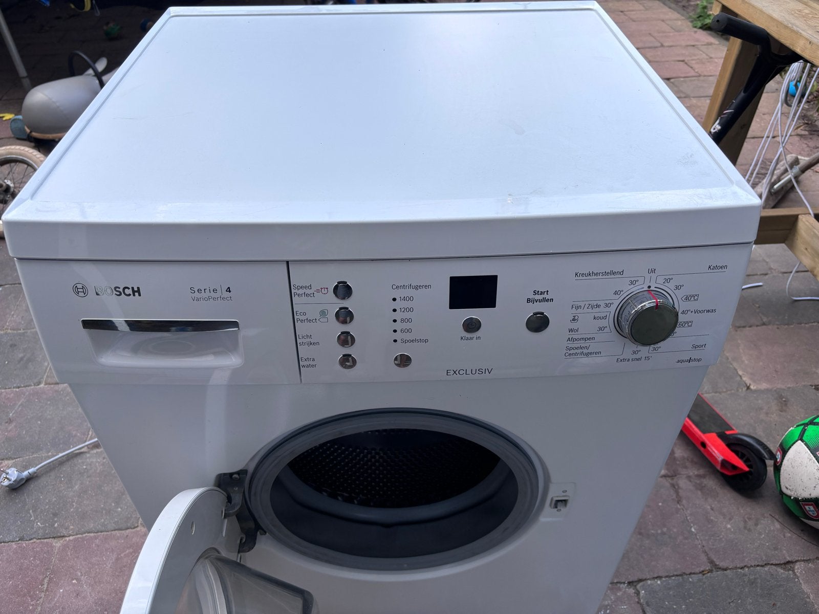 Bosch Serie 4 Wasmachine - 7kg, 1400 toeren, Witgoed en Apparatuur, Wasmachines, Ophalen, Gebruikt, Voorlader, 85 tot 90 cm