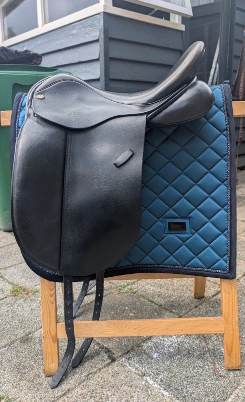 Dressuur zadel Ideal vivian 18inch, Ophalen, Gebruikt, Dressuur, Diepe zit