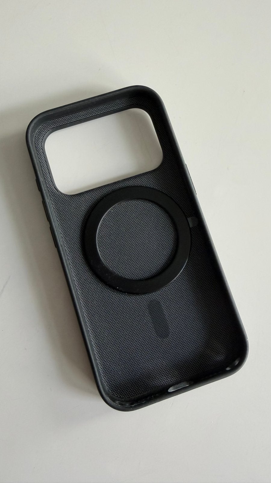 Zwart iPhone 17 pro Tech Woven hoesje met MagSafe, Telecommunicatie, Zwart, MagSafe, Hoesje of Tasje, Ophalen of Verzenden