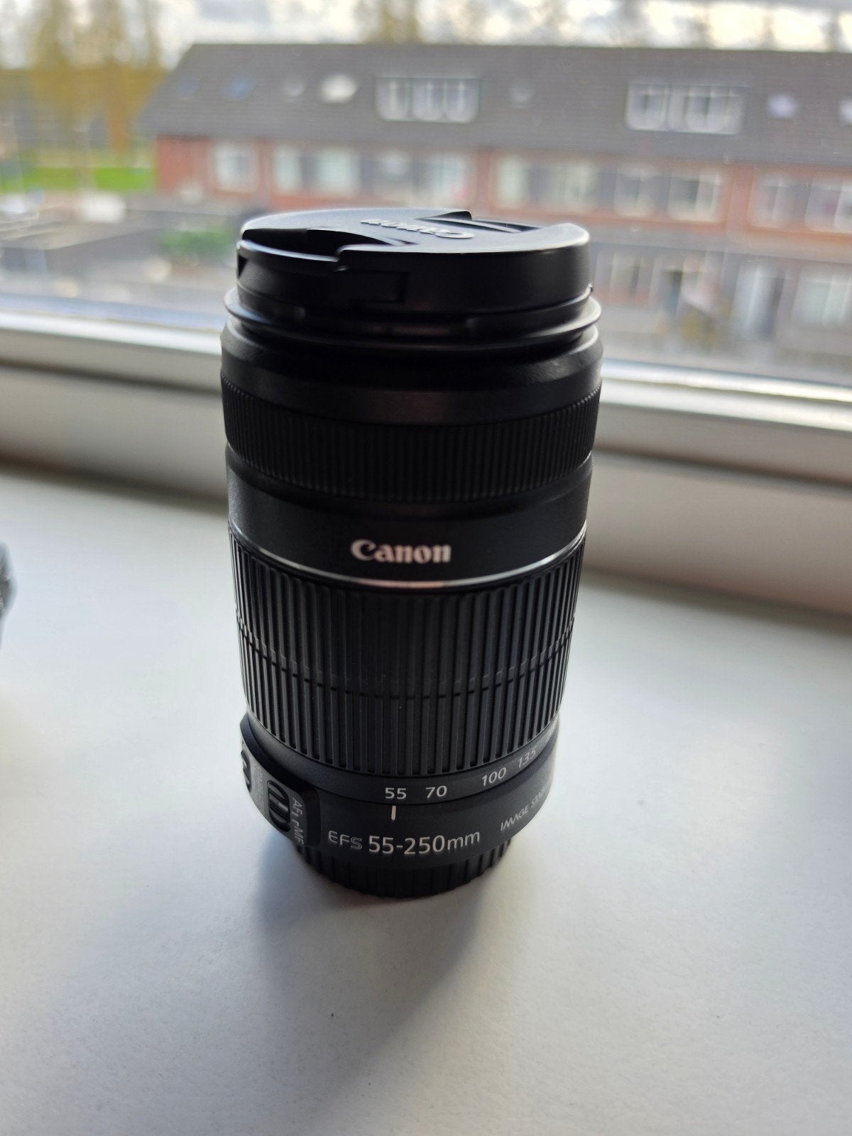 Canon EF-S 55-250mm f/4-5.6 IS II Telelens, Audio, Tv en Foto, Fotografie | Lenzen en Objectieven, Zo goed als nieuw, Telelens