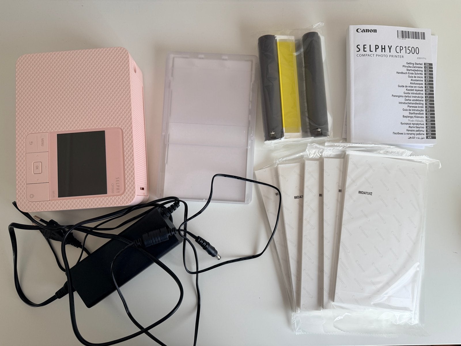 Canon Selphy cp1500 roze, Fotoprinter, Kleur printen, Ophalen of Verzenden, Zo goed als nieuw