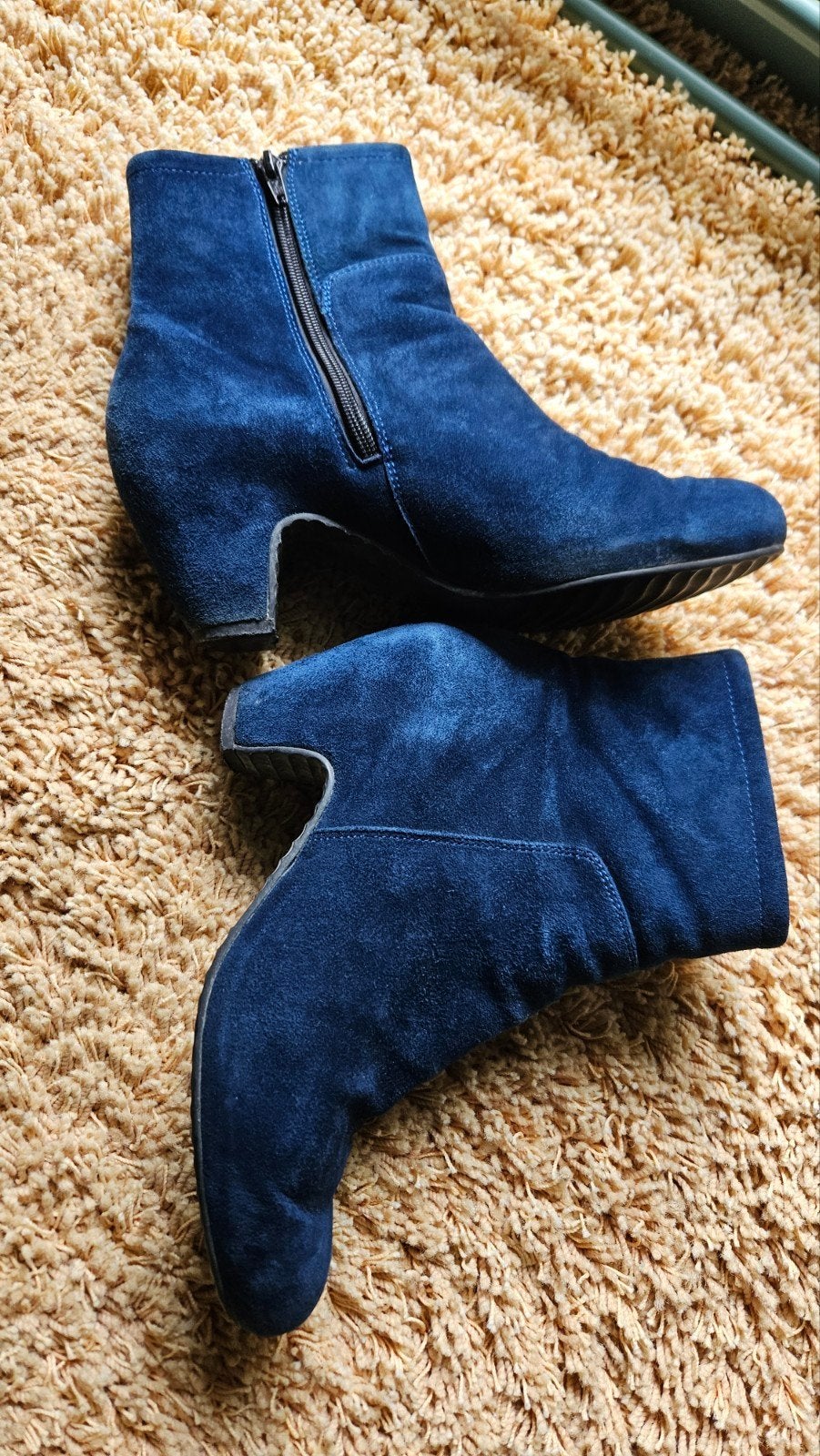 Hogl blauwe suède enkellaarsjes - nieuw, maat 40, Blauw, Lage of Enkellaarzen, Nieuw, Ophalen of Verzenden
