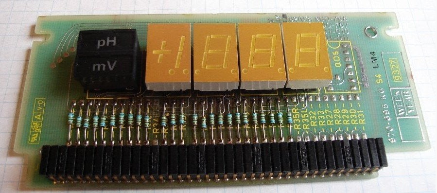 Print met LED 7 Segment Displays., Ophalen of Verzenden, Gebruikt