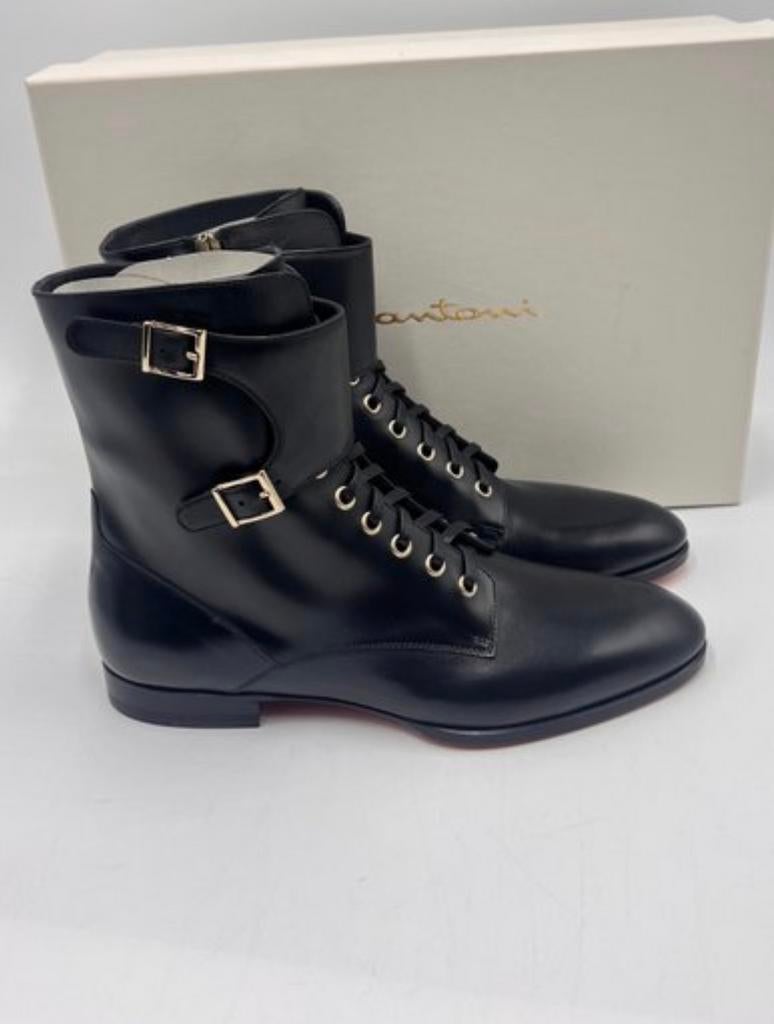 New never worn Santoni Chelsea boots size 38, Kleding | Dames, Schoenen, Ophalen of Verzenden, Nieuw, Zwart