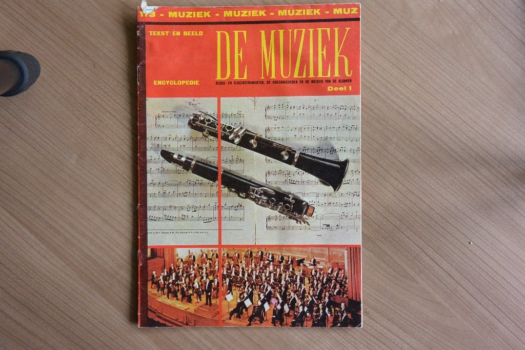 De muziek. Tekst en beeld encycl. Blaas- en slaginstrumenten, Ophalen of Verzenden, Zo goed als nieuw, Overige niveaus, Muziek