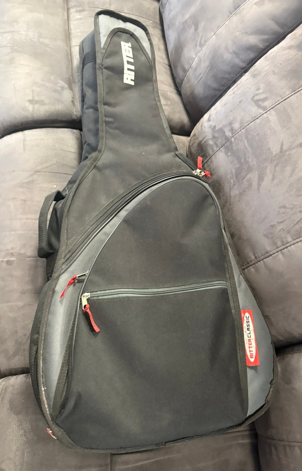 Ritter Classic Acoustic gitaartas - gewatteerd met vakken!, Muziek en Instrumenten, Ophalen of Verzenden, Zo goed als nieuw, Akoestische gitaar