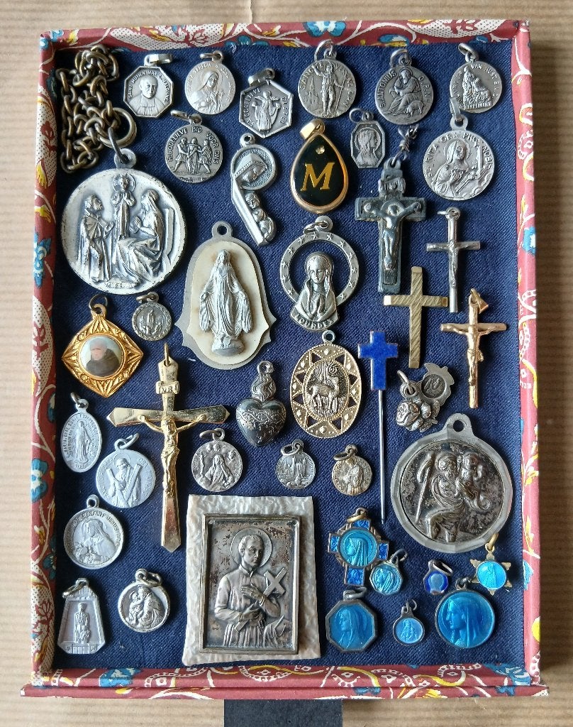 gewijde religieuze voorwerpen uit de vorige eeuw, Ophalen of Verzenden, Gebruikt, Overige typen, Christendom | Katholiek