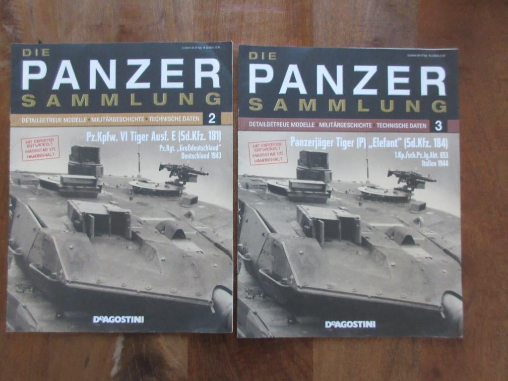 Panzer Sammlung Pz.Kpfw. VI Tiger Panzerjager Elefant, Ophalen of Verzenden, Tweede Wereldoorlog, Gelezen, Landmacht
