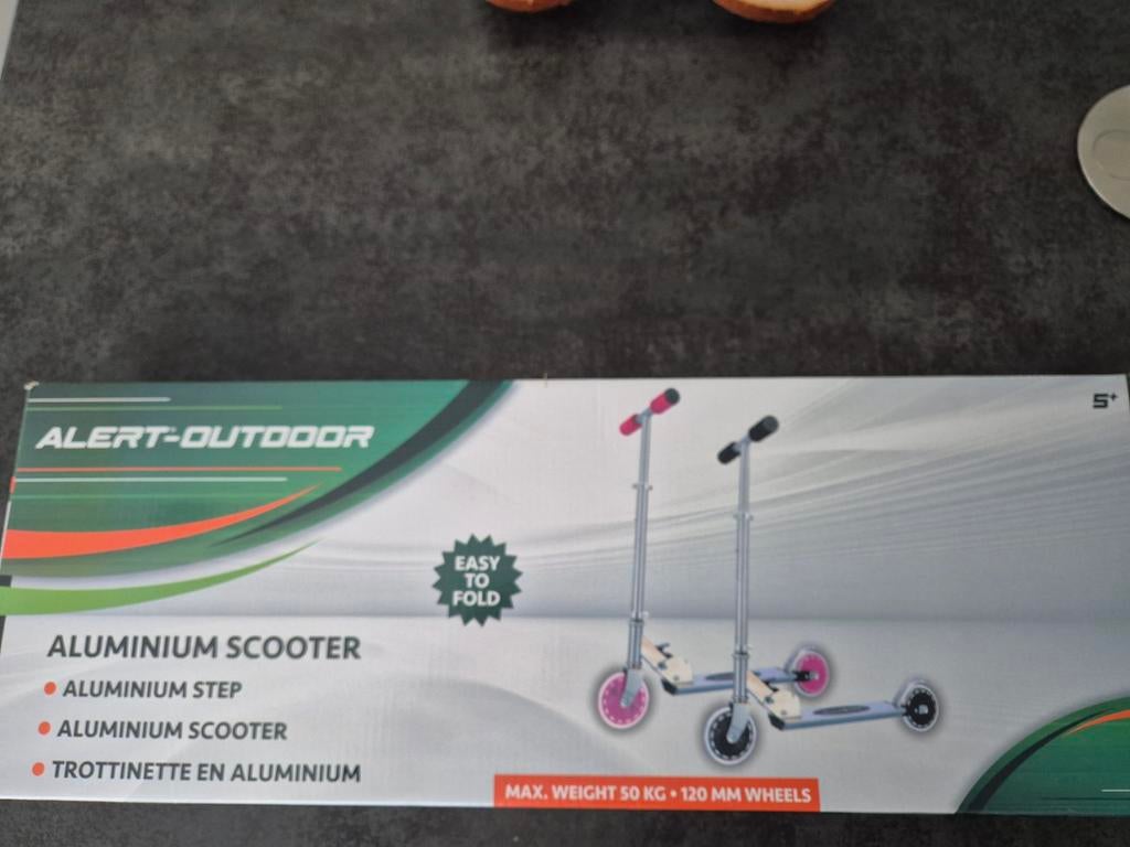 Nieuwe aluminium step / scooter - Zwart, Ophalen, Nieuw, Gewone step, Alert-Outdoor