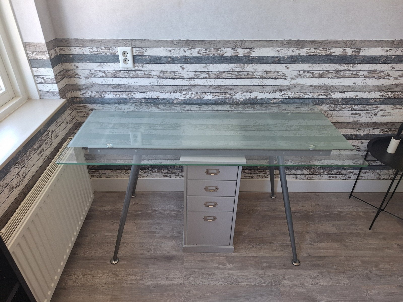 GLAZEN BUREAU, Ophalen, Gebruikt, Glas