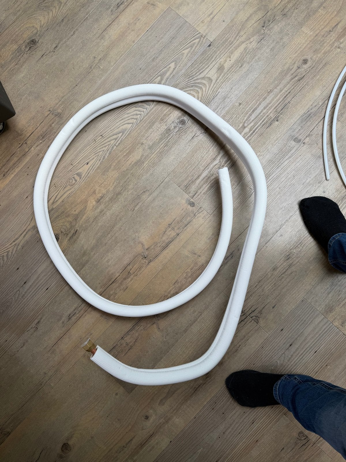 Airco instalatieset 1/4 1/2: buis 3m, stuurkabel 5, afvoer 5, Ophalen, Zo goed als nieuw