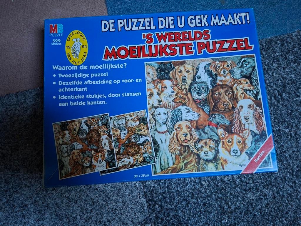 Legpuzzel 529 st. 's werelds moeilijkste puzzel, Ophalen, Minder dan 500 stukjes, Gebruikt
