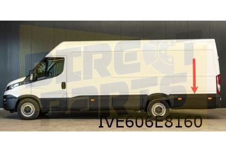 Iveco Daily (5/14-) stootlijst overhang Links en Rechts (L4)