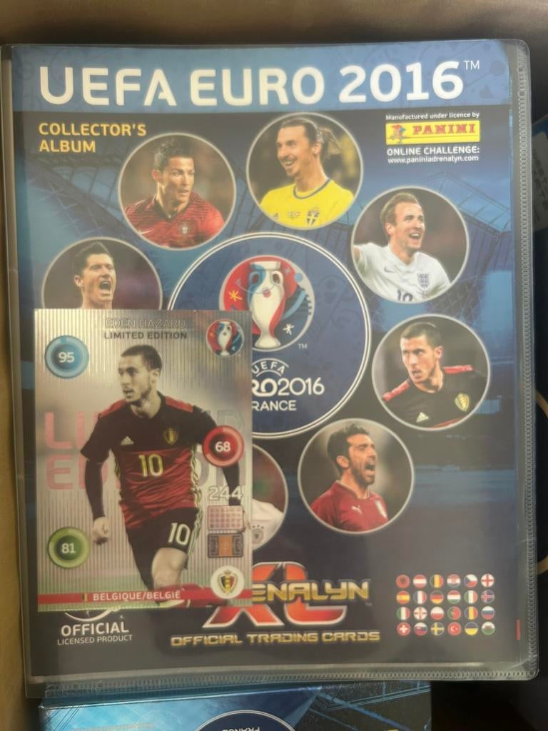 Panini Adrenalyn XL EURO 2016 - 99% compleet + 11 limited, Hobby en Vrije tijd, Stickers en Plaatjes, Ophalen of Verzenden, Zo goed als nieuw