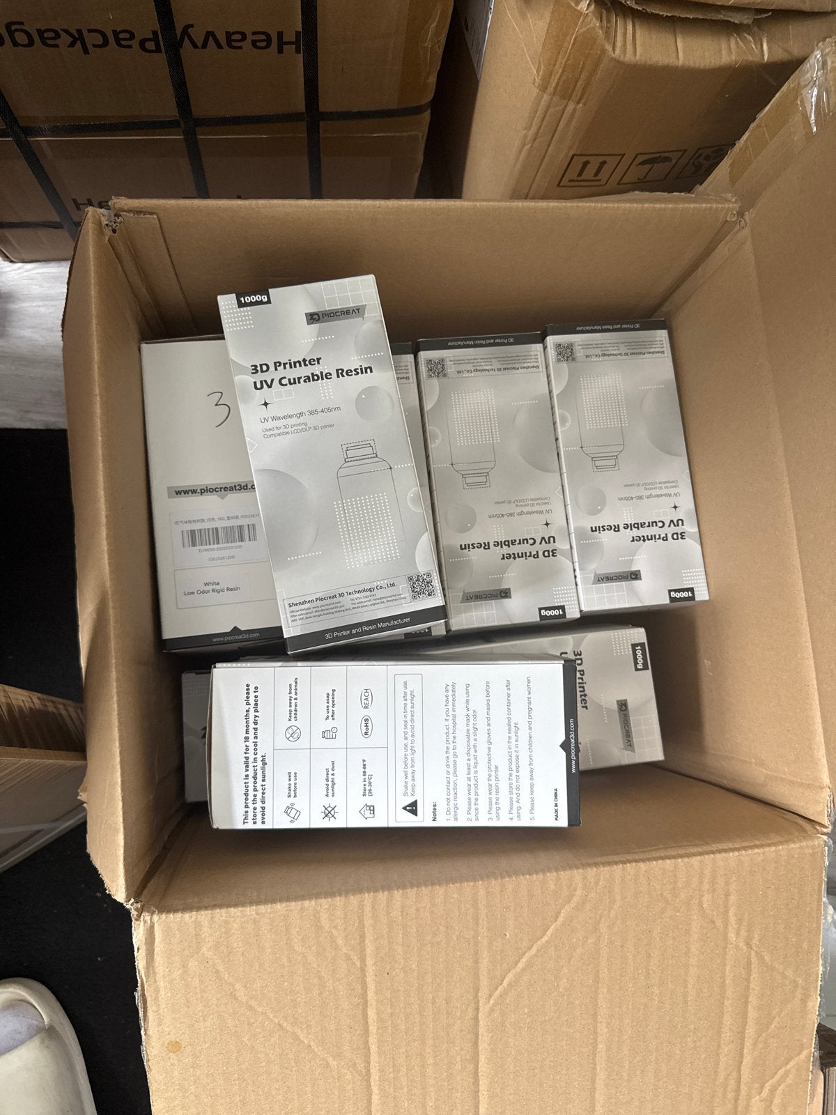 Creality 3D Printer UV Curable Resin 1kg Zwart/ Grijs / Wit, Computers en Software, 3D-printerbenodigheden, Nieuw, Ophalen of Verzenden