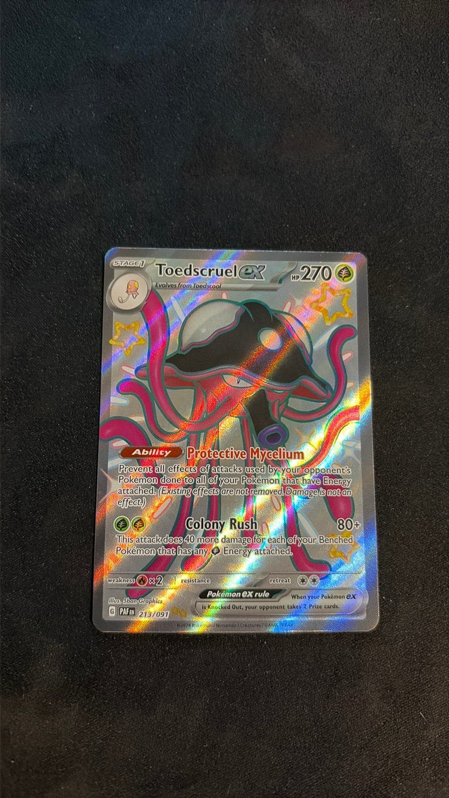 Toedscruel ex 213/091 Paldean Fates, Ophalen of Verzenden, Zo goed als nieuw