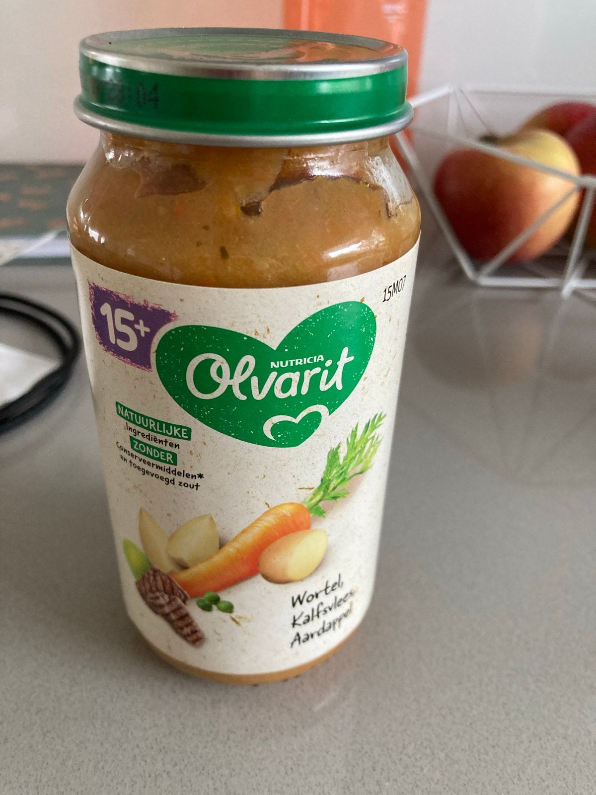Olvarit babyvoeding wortel, kalfsvlees, aardappel 15+ mnd, Ophalen, Nieuw, Babyvoedingmaker, Overige merken