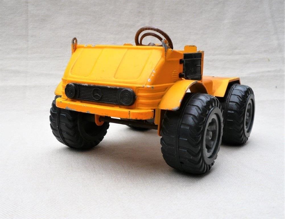 Seidel 2x unimog mercedes 411 trekker 1/20., Ophalen of Verzenden