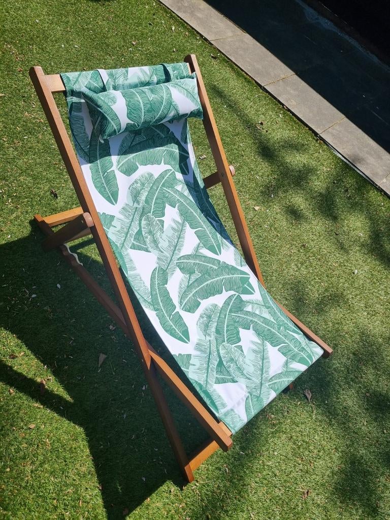 Opklapbare strand/tuinstoel, Ophalen, Zo goed als nieuw