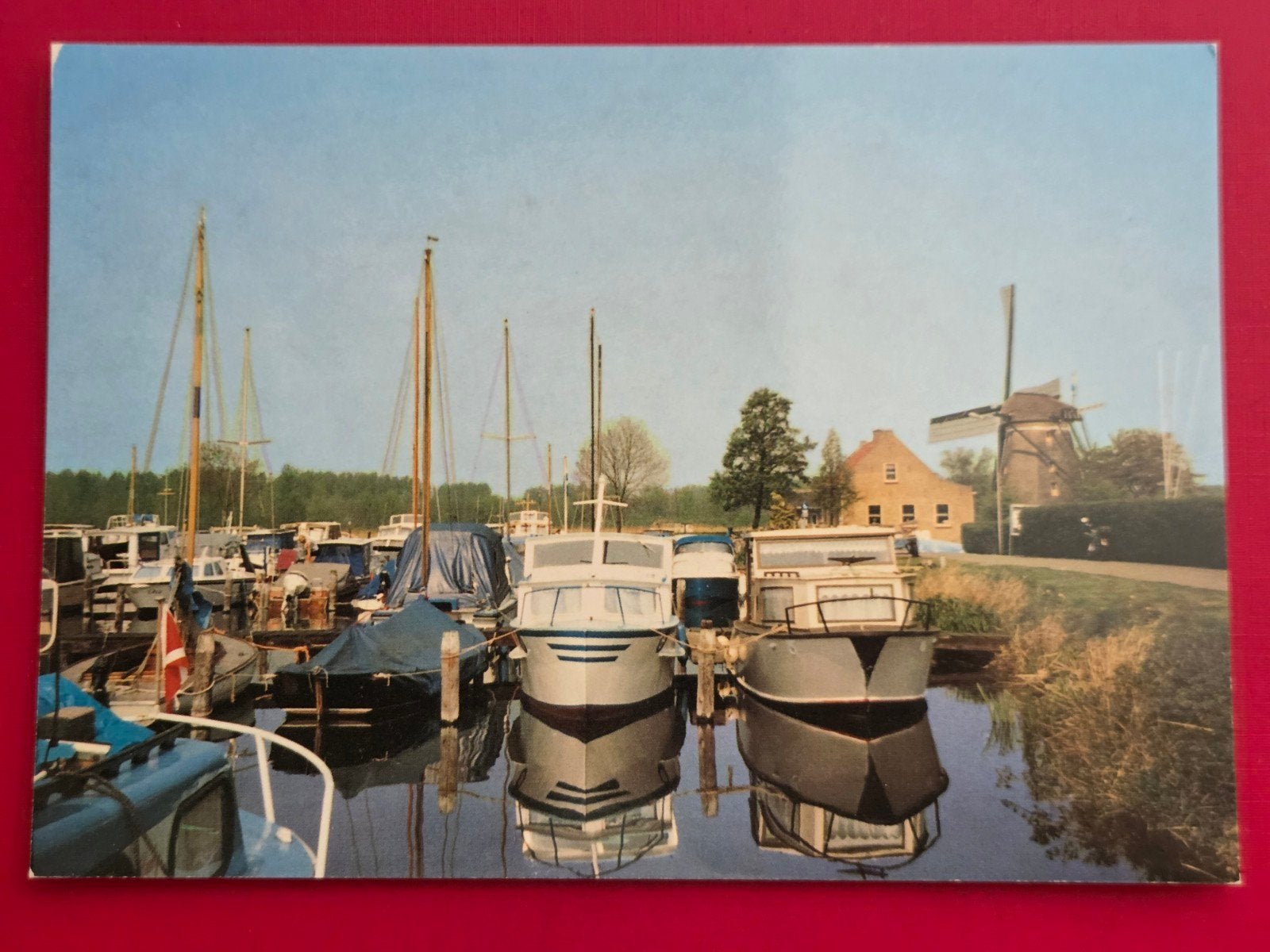 Zevenhuizen bij Nieuwerkerk aan den IJssel Jachthaven, Verzamelen, Ansichtkaarten | Nederland, Verzenden, 1960 tot 1980, Zuid-Holland