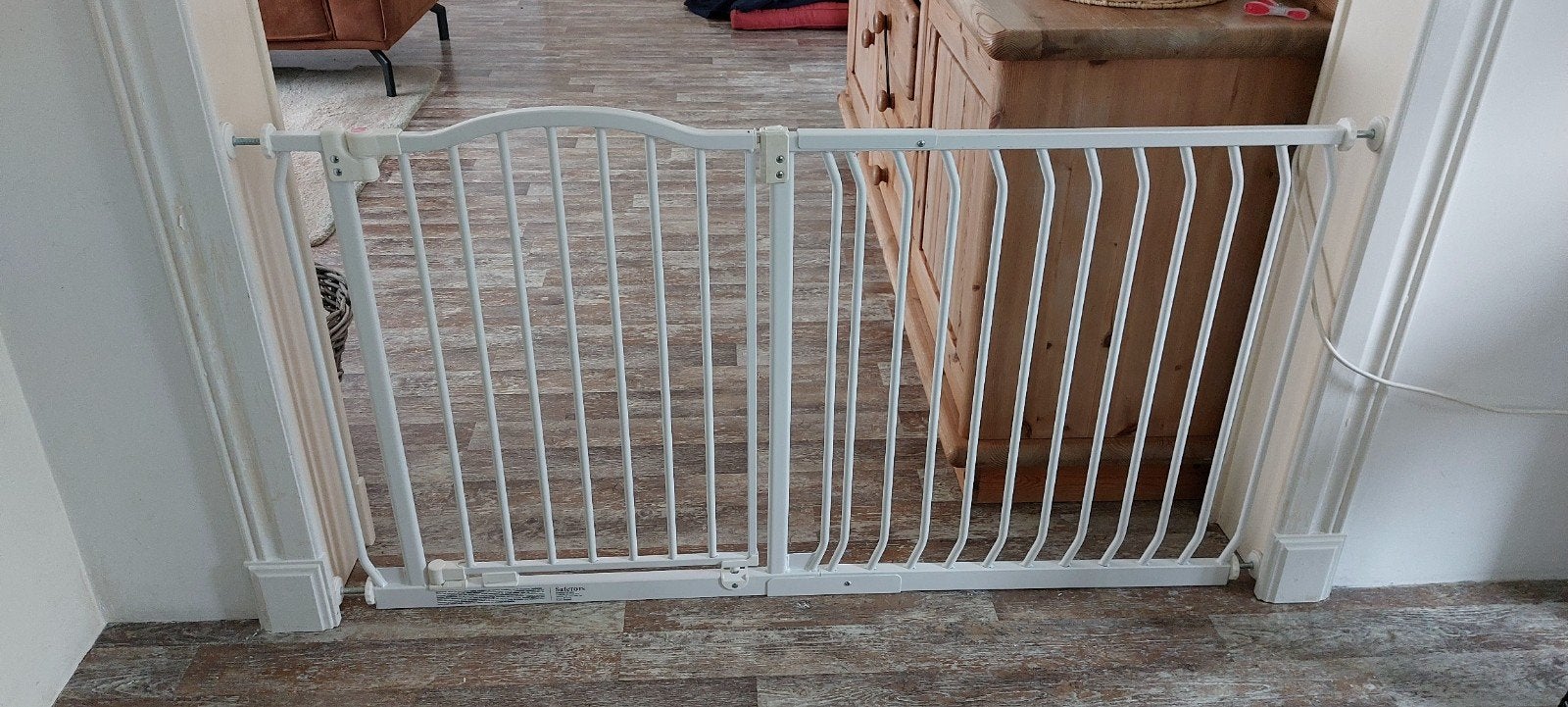 Traphek | Veiligheidshek | Huisdierhek| h 75,6 - b 134-143, Kinderen en Baby's, Traphekjes, Ophalen, Zo goed als nieuw, Metaal of IJzer